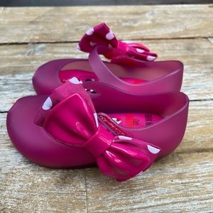 Mini Melissa pink shoes baby size 6